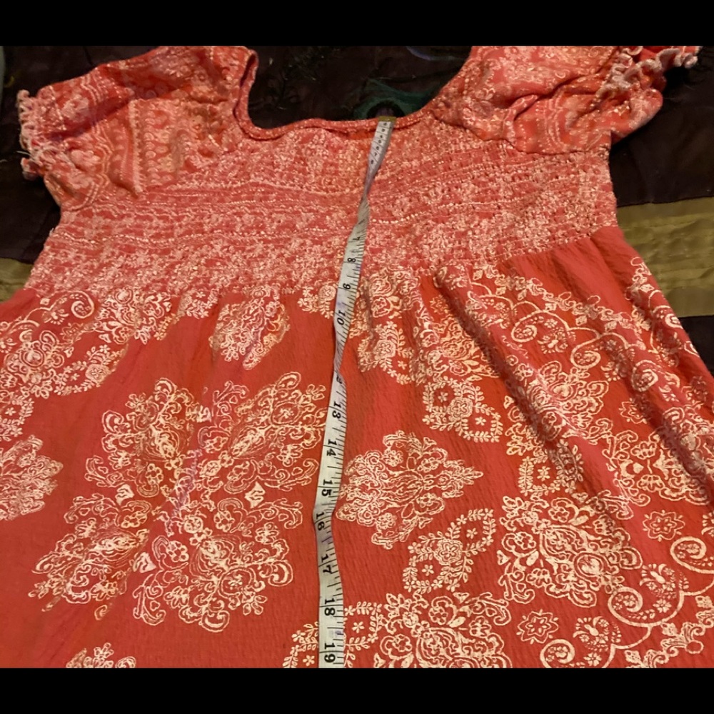 Very Adorable 😍 orange 🍊 Ladies Blouse